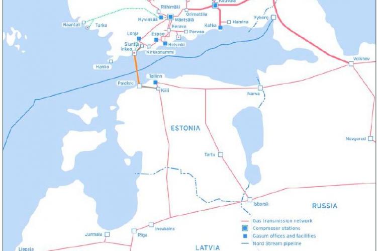 Finland Seeks EU Help in Financing the Balticconnector Pipeline Between Finland and Estonia (© 2015 Balticconnector EIA Report, Gasum)