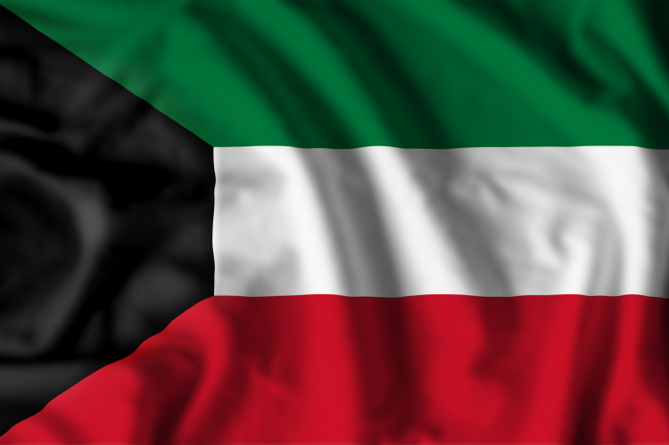 Flag of Kuwait (© Shutterstock/Dmytro Balkhovitin)