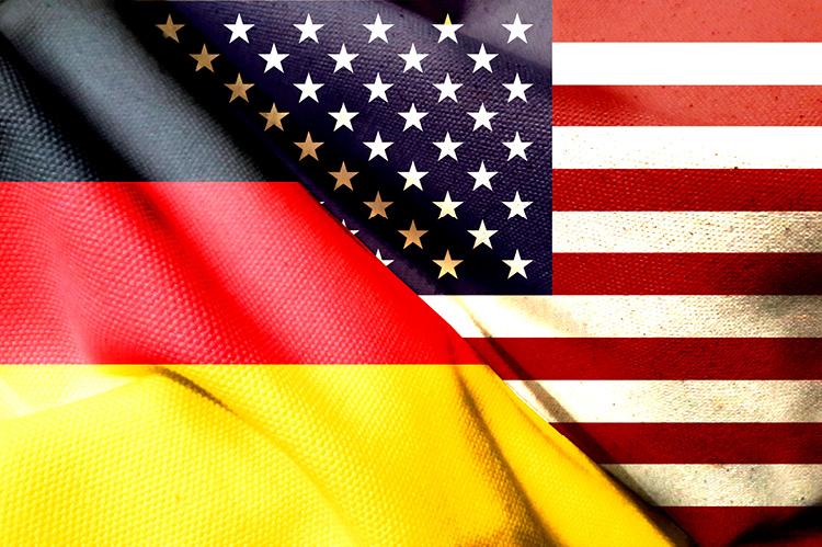 Flags of Germany and the USA (copyright by Shutterstock/Andy.LIU)