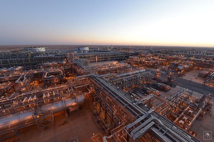 Khurais oil plant (copyright by Saudi Aramco)