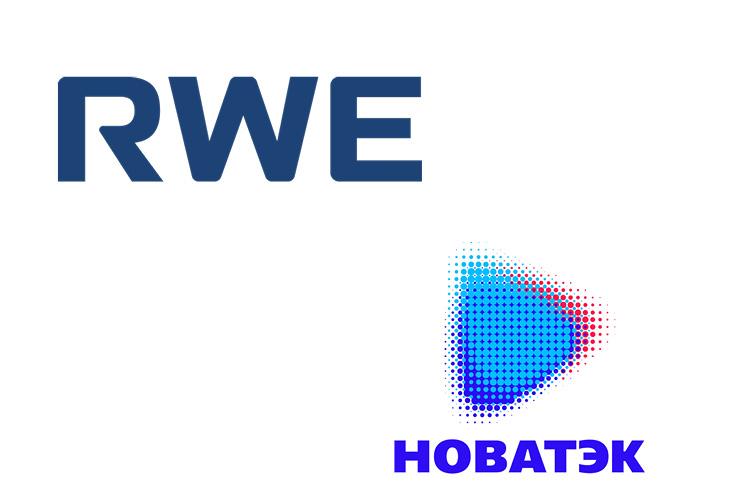 Logos of RWE & Novatek (© RWE & Novatek)