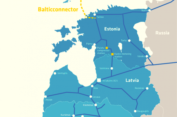 Balticonnector Project Scope (Copyright: Baltic Connector Oy)