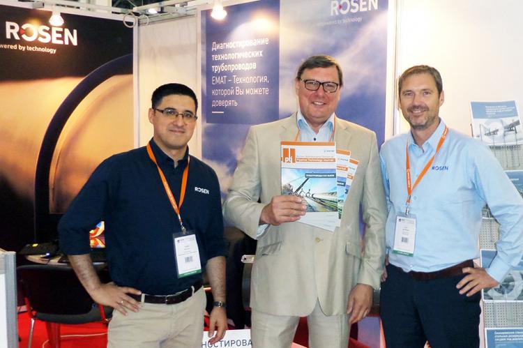 The Russian issue of Pipeline Technology Journal was presented to numerous pipeline companies like ROSEN at MIOGE 2018