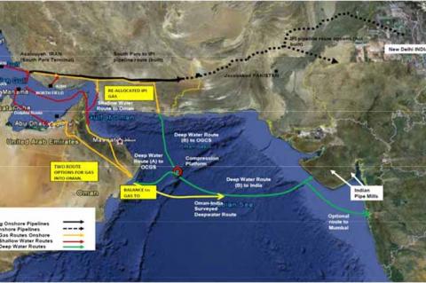 Iran and India in Serious Talks to Build 1400 km Offshore Natural Gas Pipeline (© 2015 SAGE)