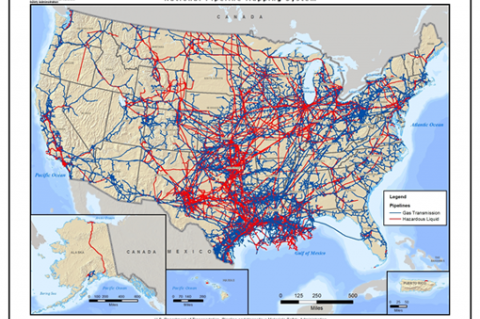 The National Pipeline Mapping System (© 2016 PHMSA)