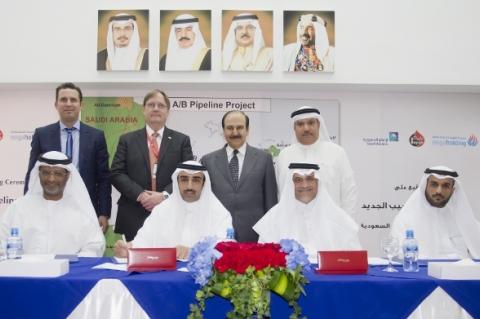 New 115 km Oil Pipeline Link Between Saudi Arabia and Bahrain (© 2015 National Petroleum Construction Company (NPCC))