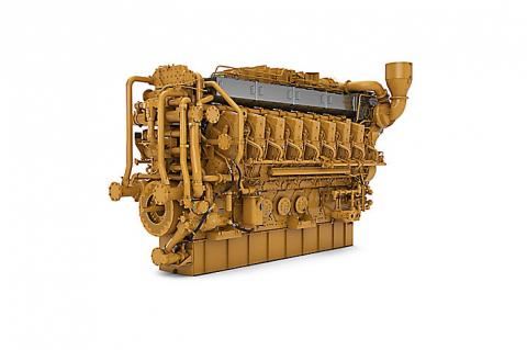 CAT G3616 Gas Petroleum Engine (© 2015 Caterpillar)