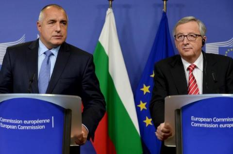 Boyko Borissov, on the left, and Jean-Claude Juncker (© 2014 European Union)