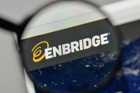 Enbridge energy logo on the website homepage (copyright by Shutterstock/Casimiro PT)