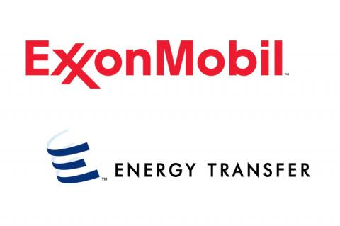 Logos of Exxon Mobil & Energy Transfer (coypright by Exxon Mobil & Energy Transfer)