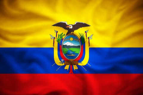Flag of Ecuador (copyright by Shutterstock/patrice6000)