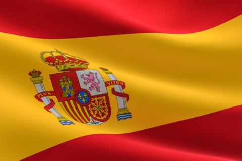 Flag of Spain (© Shutterstock/cgstock)