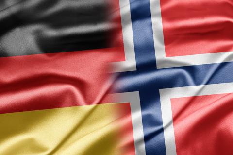 Flags of Germany and Norway (© Shutterstock/ruskpp)