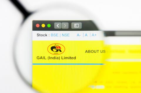 GAIL India website homepage (copyright by Shutterstock/Pavel Kapysh) 