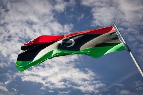 Lybian national flag (copyright by Shutterstock/Leo Altman)