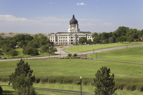 South Dakota State Capitol Building in Pierre, South Dakota (© Shutterstock/Joseph Sohm)