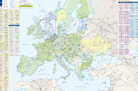 ENTSOG and Gas Infrastructure Europe (GIE) publish the System Development Map 20 (Copyright: ENTSOG)