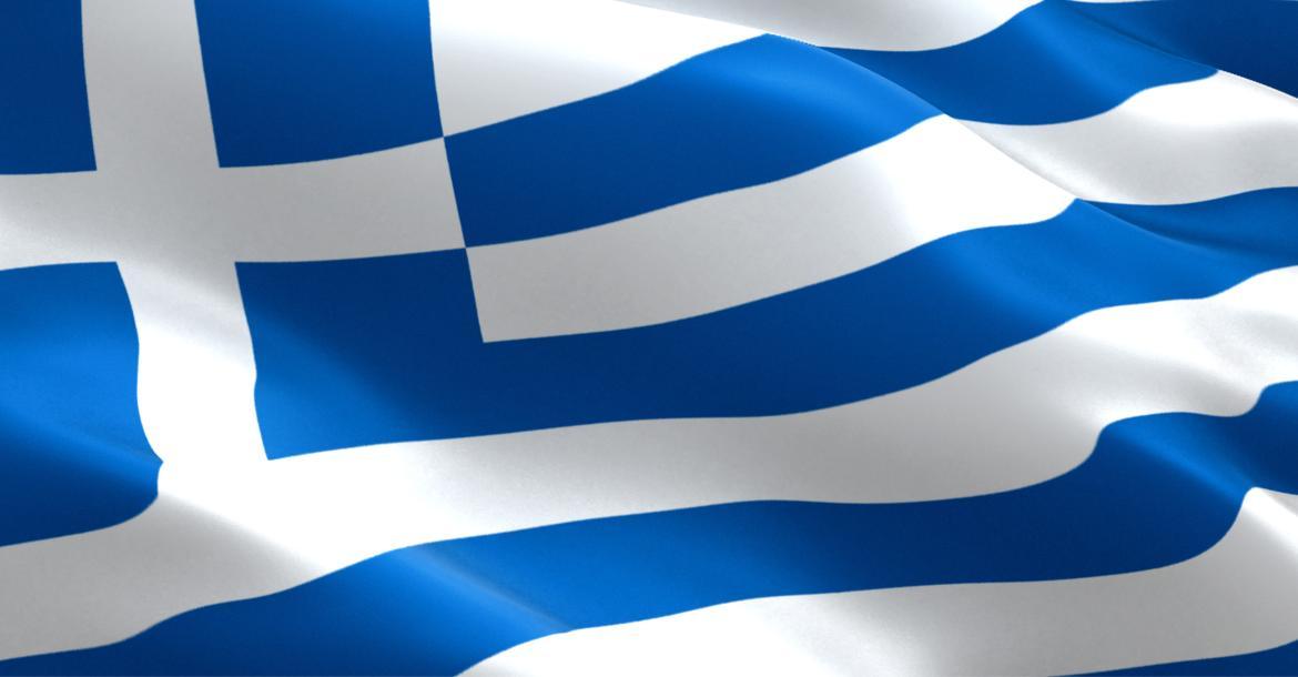  Flag of Greece (© Shutterstock/akedesign) 