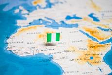 Nigeria on the Map (© Shutterstock/hyotographics) 